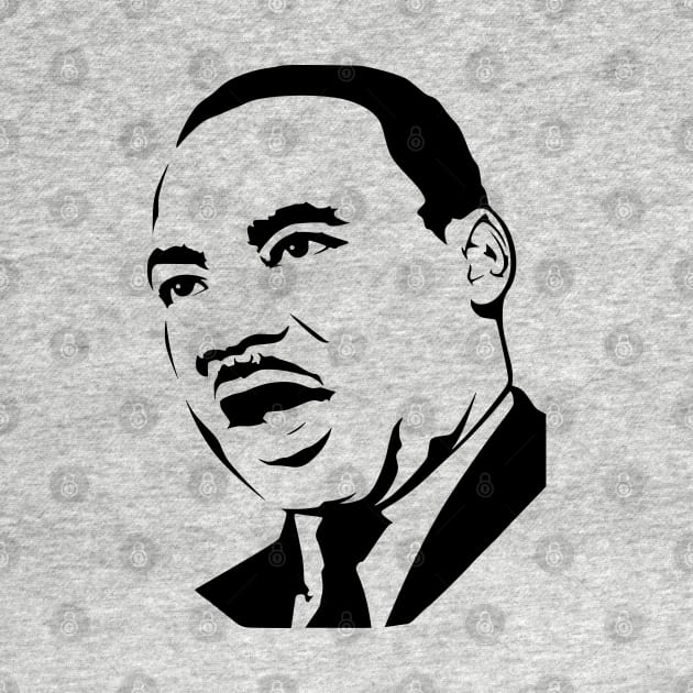 martin luther king stencil by bumblethebee